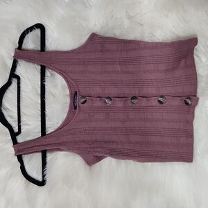 Purple American Eagle Tank Top